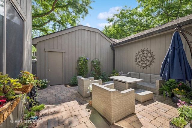 436 Shoreline Rd, Lake Barrington, IL 60010 - view of patio with outdoor lounge area
