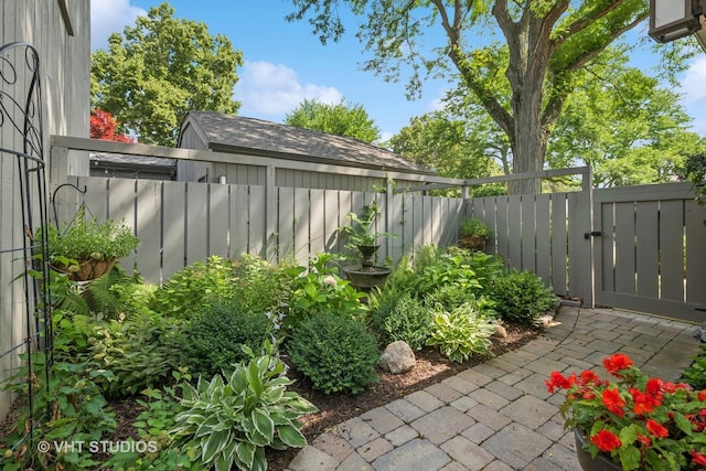 436 Shoreline Rd, Lake Barrington, IL 60010 - fenced backyard featuring a gate
