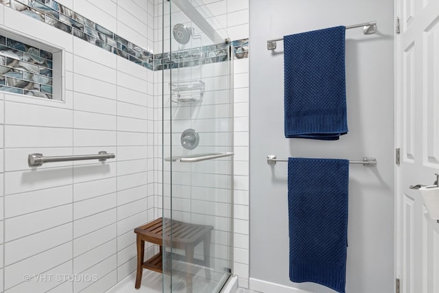 436 Shoreline Rd, Lake Barrington, IL 60010 - bathroom with a shower stall