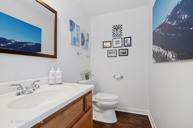 436 Shoreline Rd, Lake Barrington, IL 60010 - bathroom with vanity and wood finished floors