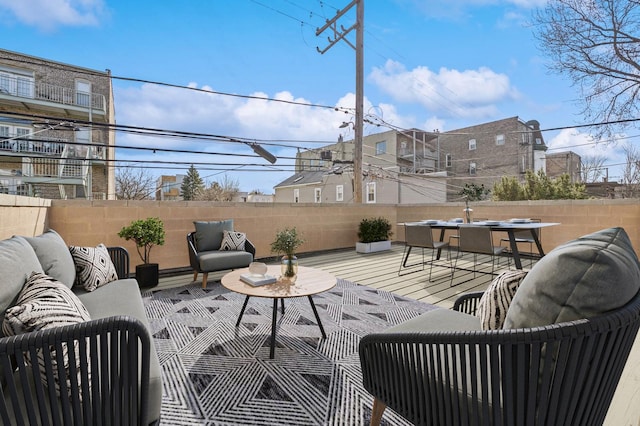 1423 W Huron St Unit 1, Chicago, IL 60642 - fenced backyard featuring an outdoor living space and outdoor dining area