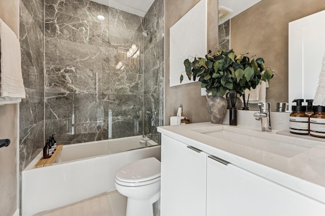 1423 W Huron St Unit 1, Chicago, IL 60642 - full bath featuring vanity and bathtub / shower combination