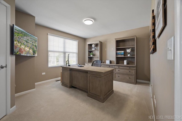 2267 Lundquist Dr, Aurora, IL 60503 - home office with light carpet