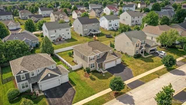 2267 Lundquist Dr, Aurora, IL 60503 - aerial perspective of suburban area