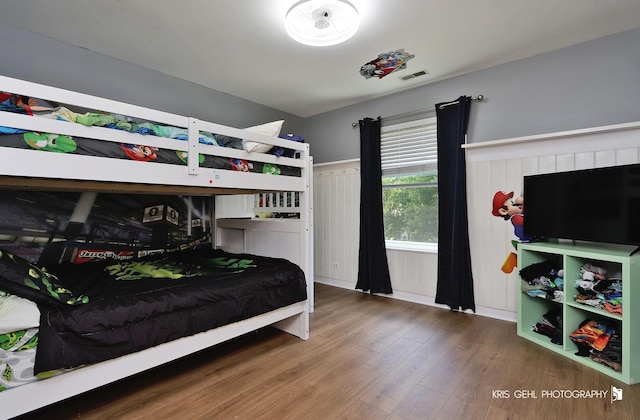 1115 E Fox Chase Dr, Round Lake Beach, IL 60073 - bedroom with wood finished floors