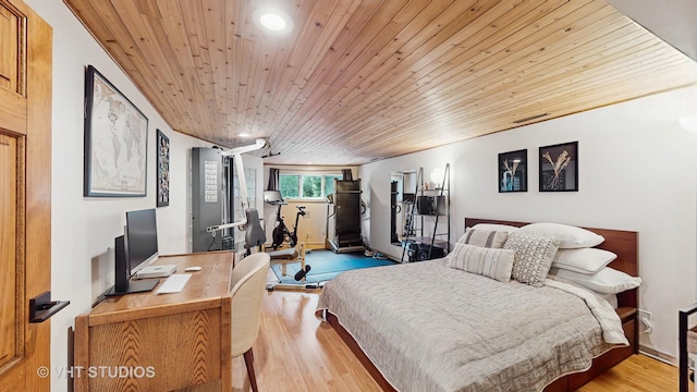 11649 S Walnut Ridge Dr, Palos Park, IL 60464 - bedroom featuring wooden ceiling and light wood finished floors