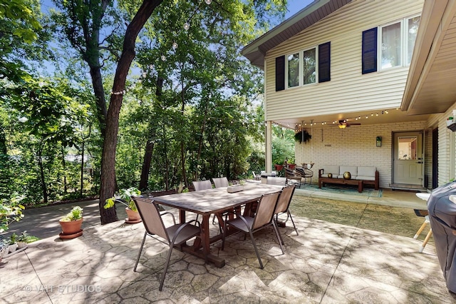11649 S Walnut Ridge Dr, Palos Park, IL 60464 - view of patio with outdoor dining space and outdoor lounge area
