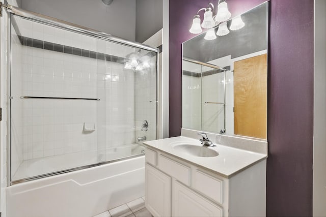 1740 N Maplewood Ave Unit 218, Chicago, IL 60647 - full bath featuring bath / shower combo with glass door and vanity