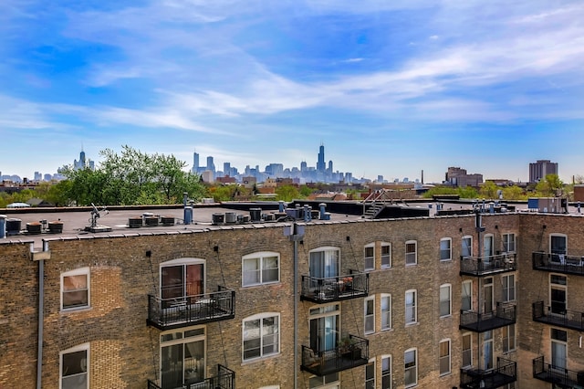 1740 N Maplewood Ave Unit 218, Chicago, IL 60647 - view of property with a skyline view