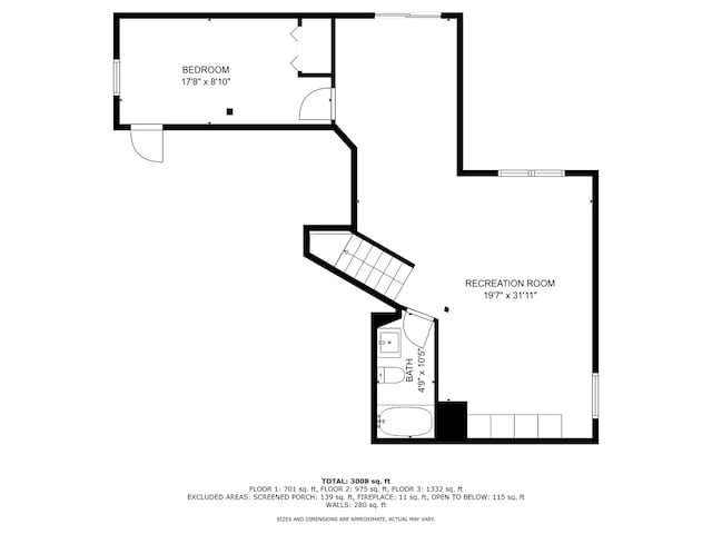 2913 Fox Creek Rd, Bloomington, IL 61705 - view of floor plan / room layout