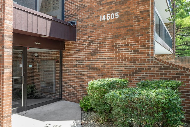 14505 Central Ct Unit Ph4, Oak Forest, IL 60452 - doorway to property with brick siding