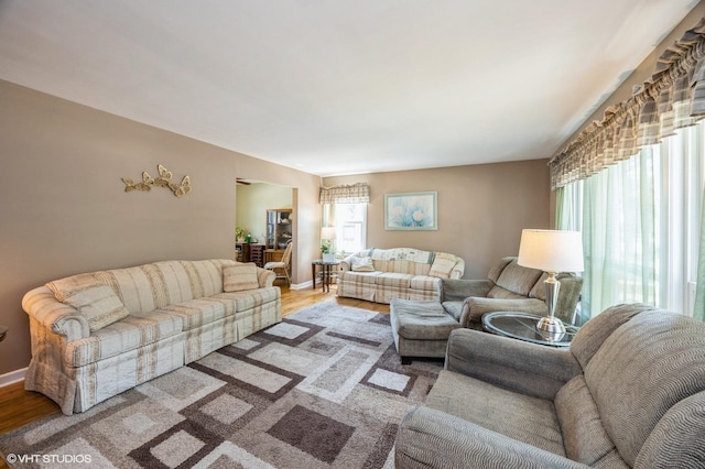 25 N Ashbel Ave, Hillside, IL 60162 - living area with light wood-style flooring and baseboards