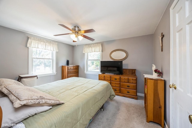 25 N Ashbel Ave, Hillside, IL 60162 - carpeted bedroom featuring baseboards and ceiling fan