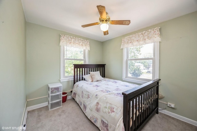 25 N Ashbel Ave, Hillside, IL 60162 - bedroom with carpet flooring and ceiling fan