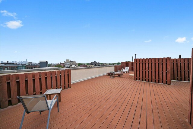 1645 W School St Unit 318, Chicago, IL 60657 - view of wooden terrace