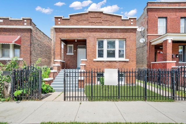 5322 W 22nd Pl, Cicero, IL 60804 - view of front of property featuring brick siding and a fenced front yard