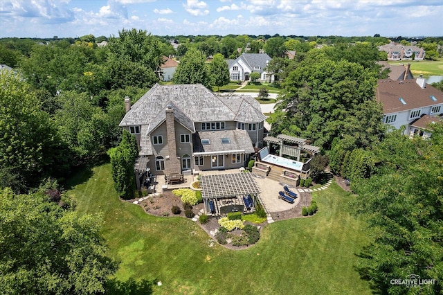 4211 Legend Ct, Naperville, IL 60564 - view of subject property featuring a tree filled landscape