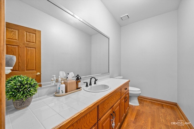 4211 Legend Ct, Naperville, IL 60564 - bathroom with vanity and wood finished floors