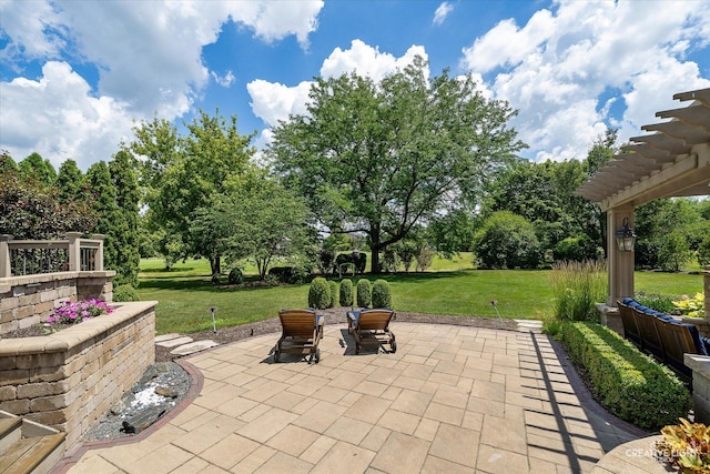 4211 Legend Ct, Naperville, IL 60564 - view of patio with view of scattered trees