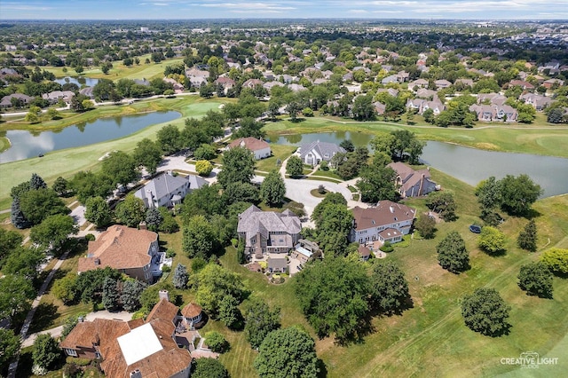 4211 Legend Ct, Naperville, IL 60564 - aerial overview of property's location with a large body of water and nearby suburban area