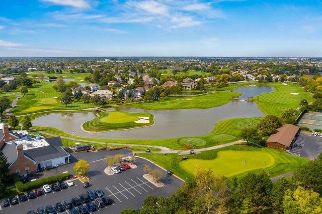 4211 Legend Ct, Naperville, IL 60564 - aerial view of a nearby body of water and a local golf course