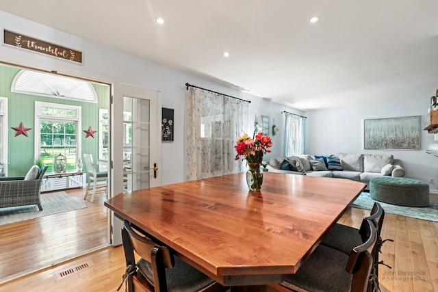1120 Bennington Dr, Crystal Lake, IL 60014 - dining space featuring light wood finished floors and recessed lighting