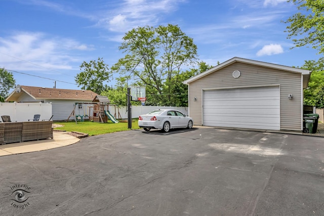 7027 174th Pl, Tinley Park, IL 60477 - view of detached garage