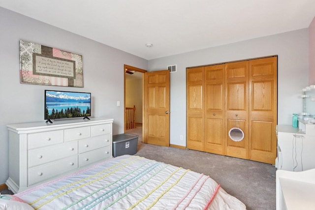 1271 Mcdole Dr, Sugar Grove, IL 60554 - bedroom with light colored carpet and a closet