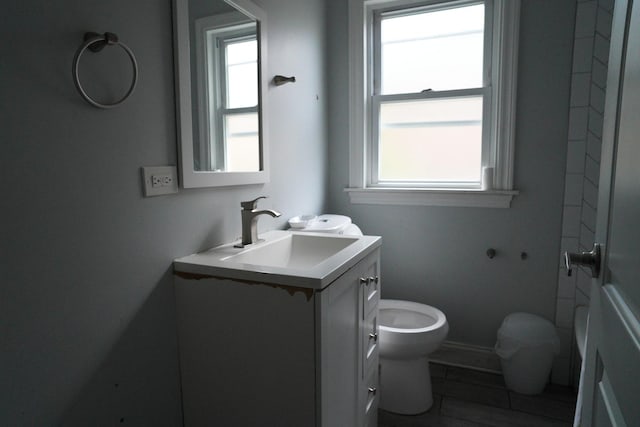 3321 W 71st St, Chicago, IL 60629 - bathroom with vanity and toilet
