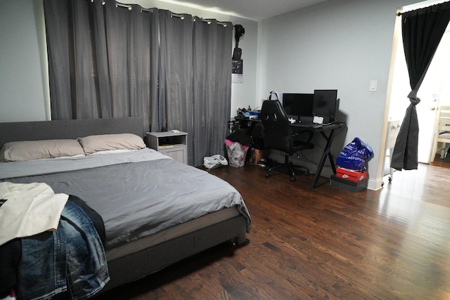 3321 W 71st St, Chicago, IL 60629 - bedroom with wood finished floors and a desk