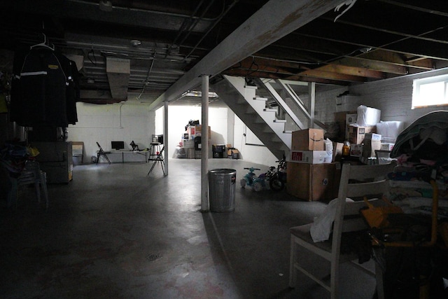 3321 W 71st St, Chicago, IL 60629 - basement featuring stairway