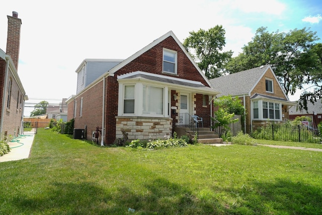3321 W 71st St, Chicago, IL 60629 - bungalow-style home featuring brick siding and stone siding