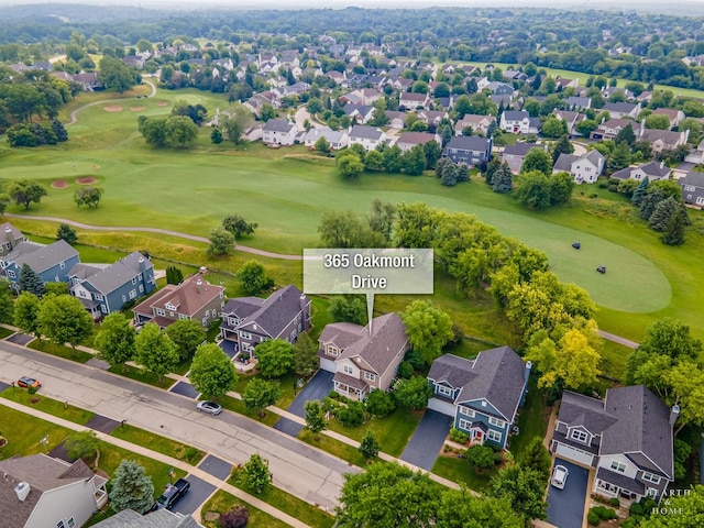 365 Oakmont Dr, Cary, IL 60013 - aerial view of residential area featuring a golf club