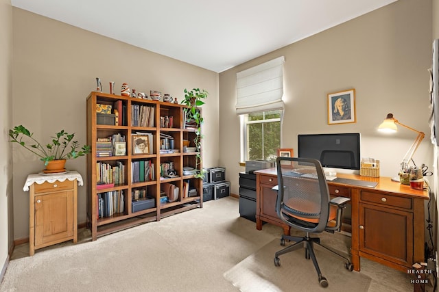 365 Oakmont Dr, Cary, IL 60013 - office featuring light carpet and baseboards