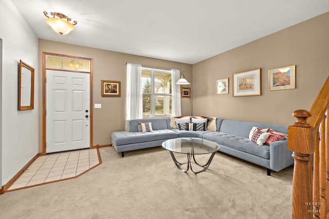 365 Oakmont Dr, Cary, IL 60013 - living area featuring carpet floors and baseboards
