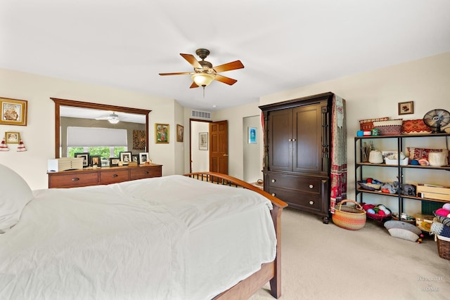 365 Oakmont Dr, Cary, IL 60013 - bedroom featuring carpet flooring and ceiling fan