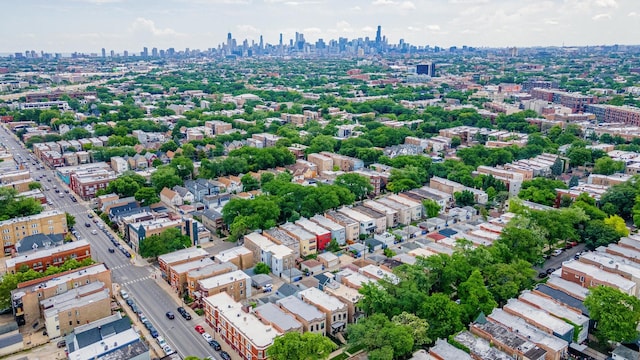 2716 N Kedzie Ave Unit 2, Chicago, IL 60647 - aerial view of city skyline