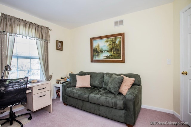 2325 N Lenox Ct, Round Lake Beach, IL 60073 - office area featuring light colored carpet and baseboards