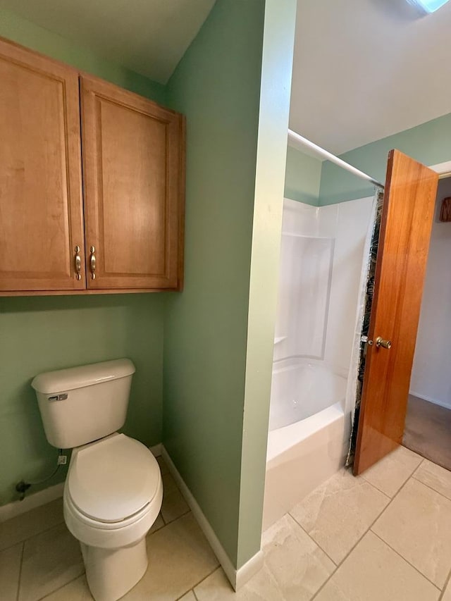 1340 Jeffrey Dr, Rantoul, IL 61866 - full bathroom featuring tile patterned flooring and washtub / shower combination