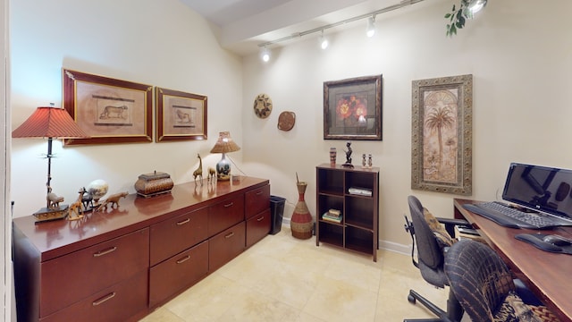 315 E Union Ave, Wheaton, IL 60187 - office space with track lighting and light tile patterned floors