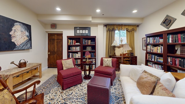 315 E Union Ave, Wheaton, IL 60187 - living area featuring recessed lighting and tile patterned floors