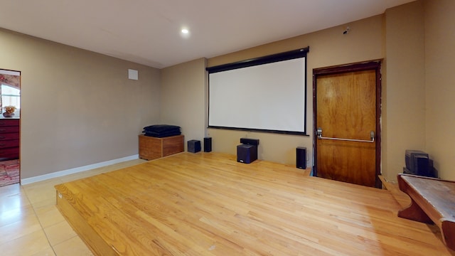 315 E Union Ave, Wheaton, IL 60187 - cinema room featuring baseboards and recessed lighting