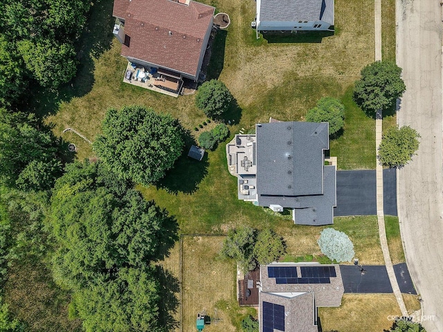 210 Fox Chase Dr N, Oswego, IL 60543 - aerial view of property and surrounding area