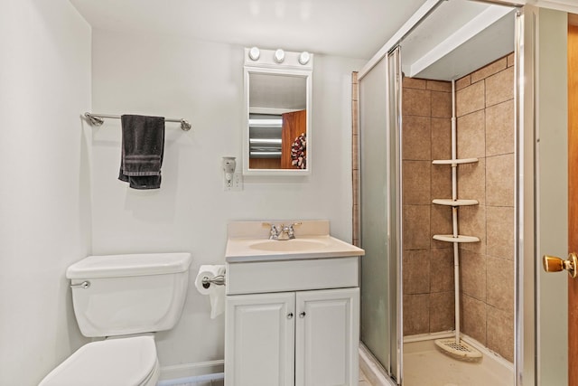 108 6th St, Downers Grove, IL 60515 - bathroom featuring vanity and a stall shower