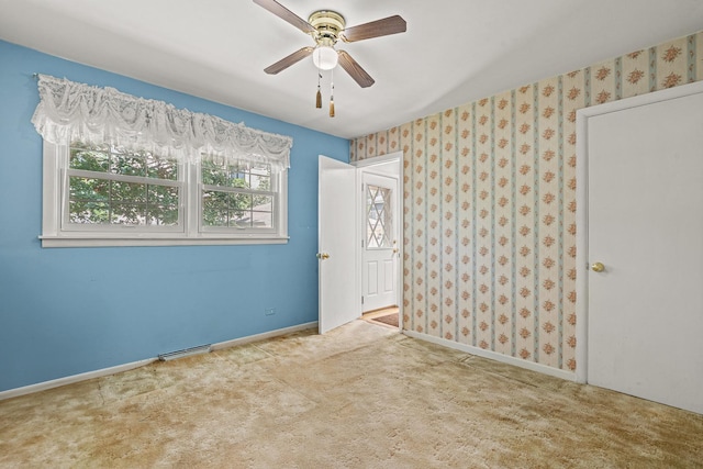 108 6th St, Downers Grove, IL 60515 - unfurnished bedroom featuring carpet and a ceiling fan