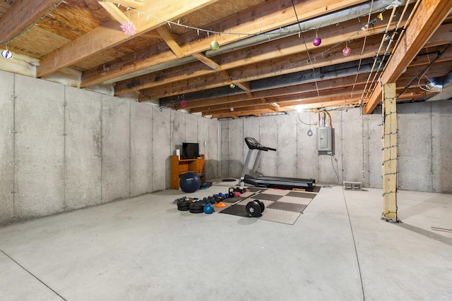 3034 Warwickshire Dr, Machesney Park, IL 61115 - unfinished basement featuring electric panel