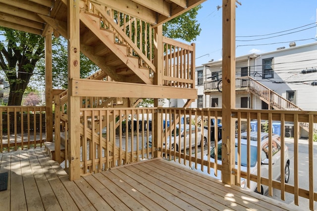 1116 W Addison St, Chicago, IL 60613 - deck featuring stairs