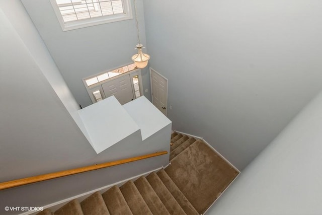 13350 Forest Ridge Dr Unit 1, Palos Heights, IL 60463 - stairs with a towering ceiling