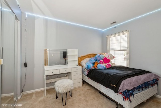 13350 Forest Ridge Dr Unit 1, Palos Heights, IL 60463 - bedroom featuring light carpet and baseboards