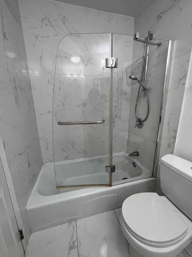 230 E Ontario St Unit 905, Chicago, IL 60611 - full bathroom with shower / bath combination and marble finish floors